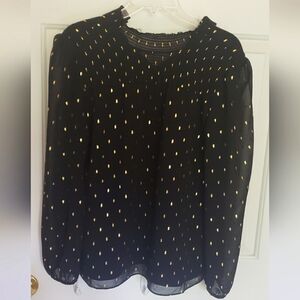 Elegant black blouse